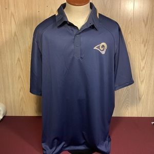 Nike NFL St. Louis Rams Football Polo Men’s  shirt size 3XL